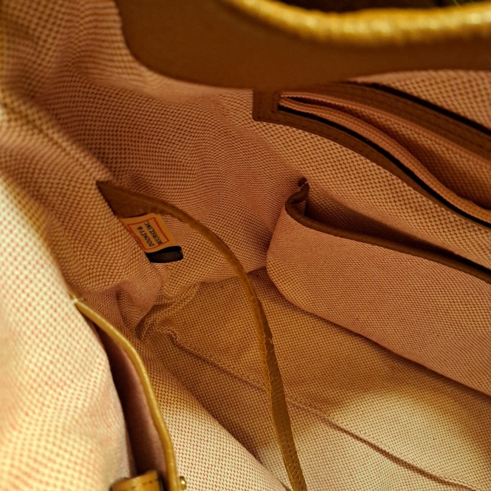 Dooney & Bourke Lucca Leather Logo Lock Hobo - Picture 14 of 15